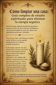 Cómo limpiar una casa: Guía completa de rituales espirituales para eliminar la energía negativa
