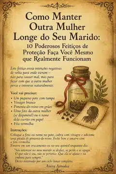 Como Manter Outra Mulher Longe do Seu Marido: 10 Poderosos Feitiços de Proteção Faça Você Mesmo que Realmente Funcionam