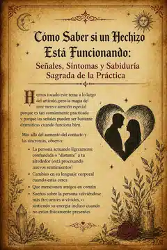 Cómo Saber si un Hechizo Está Funcionando: Señales, Síntomas y Sabiduría Sagrada de la Práctica