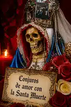 Conjuros de amor con la Santa Muerte