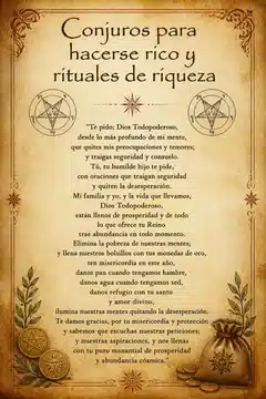 Conjuros para hacerse rico y rituales de riqueza