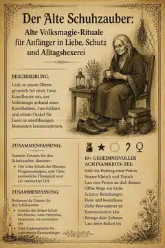 Der Alte Schuhzauber: Alte Volksmagie-Rituale für Anfänger in Liebe, Schutz und Alltagshexerei