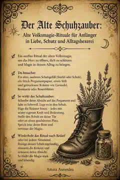 Der Alte Schuhzauber: Alte Volksmagie-Rituale für Anfänger in Liebe, Schutz und Alltagshexerei