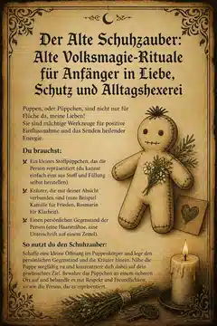 Der Alte Schuhzauber: Alte Volksmagie-Rituale für Anfänger in Liebe, Schutz und Alltagshexerei