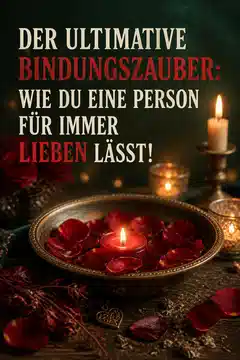 Der ultimative Bindungszauber: Wie du eine Person für immer lieben lässt!