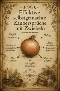 Effektive selbstgemachte Zaubersprüche mit Zwiebeln