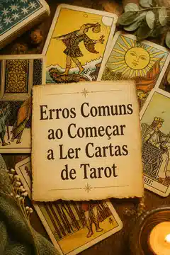 Erros Comuns ao Começar a Ler Cartas de Tarot