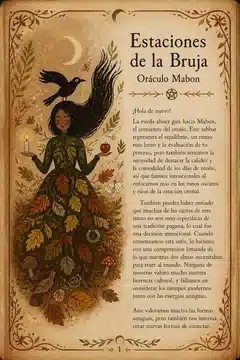 Estaciones de la Bruja - Oráculo Mabon