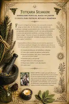 Feitiçaria Selvagem: Herbalismo Popular, Magia no Jardim e Coleta para Feitiços, Rituais e Remédios