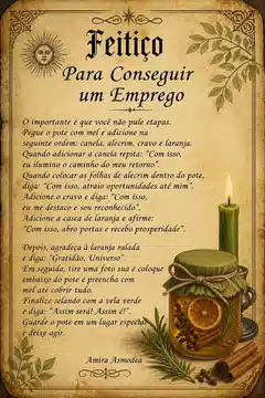 Feitiço Para Conseguir um Emprego