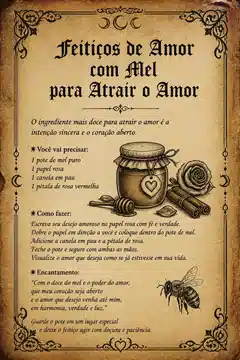 Feitiços de Amor com Mel para Atrair o Amor