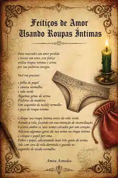 Feitiços de Amor Usando Roupas Íntimas
