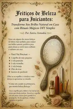 Feitiços de Beleza para Iniciantes: Transforme Seu Brilho Natural em Casa com Rituais Mágicos DIY Simples Feitiços de Beleza para Iniciantes: Transforme Seu Brilho Natural em Casa com Rituais Mágicos DIY Simples