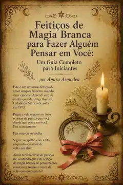 Feitiços de Magia Branca para Fazer Alguém Pensar em Vocêa Feitiços de Magia Branca para Fazer Alguém Pensar em Você: Um Guia Completo para Iniciantes por Amira Asmodea