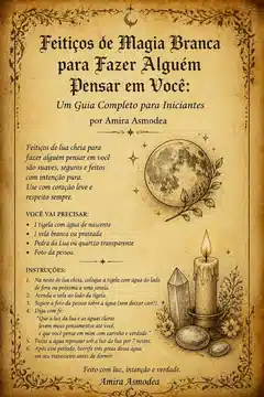 Feitiços de Magia Branca para Fazer Alguém Pensar em Vocêa Feitiços de Magia Branca para Fazer Alguém Pensar em Você: Um Guia Completo para Iniciantes por Amira Asmodea
