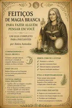 Feitiços de Magia Branca para Fazer Alguém Pensar em Você: Um Guia Completo para Iniciantes por Amira Asmodea