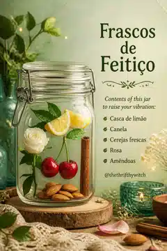 Frascos de Feitiço de @thethrifthywitch