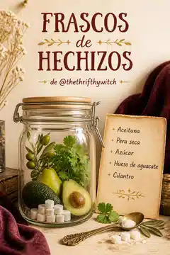 Frascos de Hechizos de @thethrifthywitch