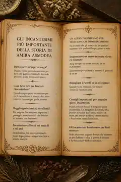 Gli Incantesimi Più Importanti della Storia di Amira Asmodea