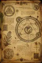 Grimórios antigos, livros autênticos de bruxaria