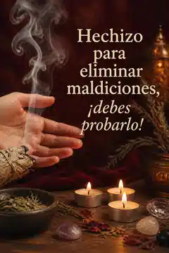 Hechizo para eliminar maldiciones, ¡debes probarlo!