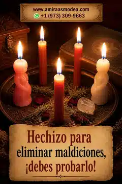 Hechizo para eliminar maldiciones, ¡debes probarlo!