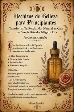 Hechizos de Belleza para Principiantes: Transforma Tu Resplandor Natural en Casa con Simple Rituales Mágicos DIY Hechizos de Belleza para Principiantes: Transforma Tu Resplandor Natural en Casa con Simple Rituales Mágicos DIY