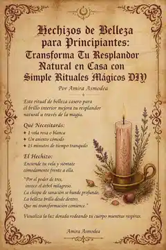 Hechizos de Belleza para Principiantes: Transforma Tu Resplandor Natural en Casa con Simple Rituales Mágicos DIY Hechizos de Belleza para Principiantes: Transforma Tu Resplandor Natural en Casa con Simple Rituales Mágicos DIY