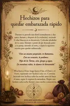 Hechizos para quedar embarazada rápido