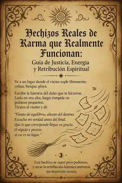 Hechizos Reales de Karma que Realmente Funcionan: Guía de Justicia, Energía y Retribución Espiritual