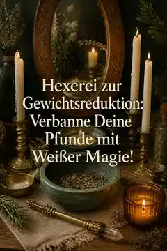 Witchcraft for Weight Loss Hexerei zur Gewichtsreduktion: Verbanne Deine Pfunde mit Weißer Magie!