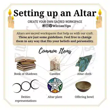 How to set up an altar at home