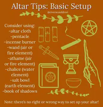 How to set up an altar at home