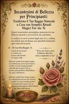 Incantesimi di Bellezza per Principianti: Trasforma il Tuo Raggio Naturale a Casa con Semplici Rituali Magici Fai-da-Te