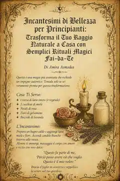 Incantesimi di Bellezza per Principianti: Trasforma il Tuo Raggio Naturale a Casa con Semplici Rituali Magici Fai-da-Te Incantesimi di Bellezza per Principianti: Trasforma il Tuo Raggio Naturale a Casa con Semplici Rituali Magici Fai-da-Te