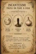 Incantesimi Facili da Fare a Casa da @thethtiftywitch su Instagram