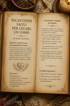 Incantesimi facili per legare un uomo