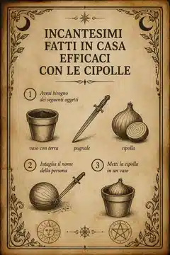 Incantesimi fatti in casa efficaci con le cipolle