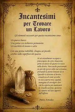 Incantesimi per Trovare un Lavoro