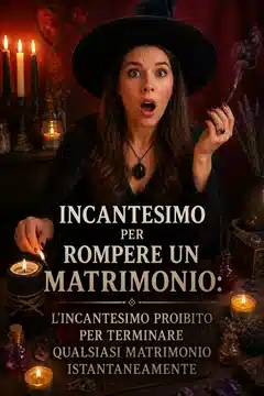 Spell to break up a marriage Incantesimo per rompere un matrimonio: L'incantesimo proibito per terminare qualsiasi matrimonio istantaneamente