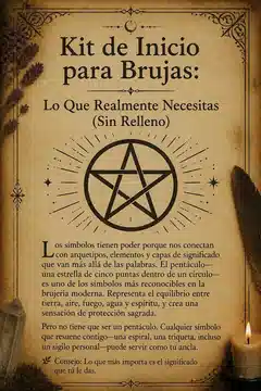 Kit de Inicio para Brujas: Lo Que Realmente Necesitas (Sin Relleno)
