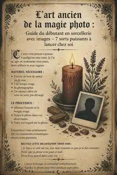 L'art ancien de la magie photo : Guide du débutant en sorcellerie avec images - 7 sorts puissants à lancer chez soi