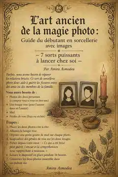 L'art ancien de la magie photo : Guide du débutant en sorcellerie avec images - 7 sorts puissants à lancer chez soi