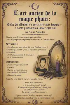 L'art ancien de la magie photo : Guide du débutant en sorcellerie avec images - 7 sorts puissants à lancer chez soi