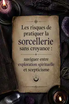 The Risks of Practicing Witchcraft Without Belief Les risques de pratiquer la sorcellerie sans croyance : naviguer entre exploration spirituelle et scepticisme