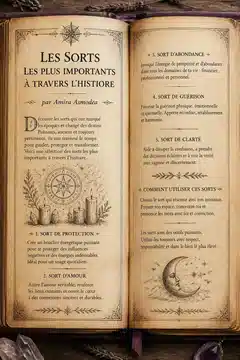 Les Sorts les Plus Importants à Travers l'Histoire par Amira Asmodea