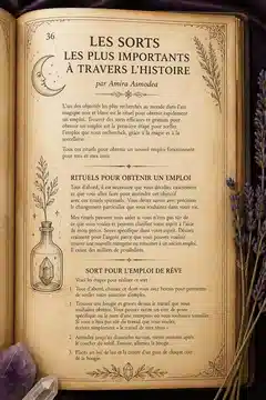 Les Sorts les Plus Importants à Travers l'Histoire par Amira Asmodea