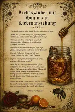 Liebeszauber mit Honig zur Liebesanziehung