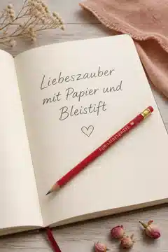 Liebeszauber mit Papier und Bleistift
