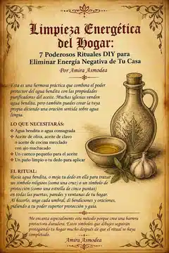 Limpieza Energética del Hogar: 7 Poderosos Rituales DIY para Eliminar Energía Negativa de Tu Casa Limpieza Energética del Hogar: 7 Poderosos Rituales DIY para Eliminar Energía Negativa de Tu Casa
